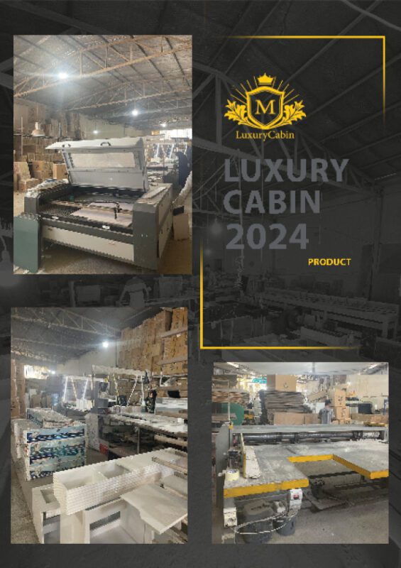 بخش تولید کارخانه لاکچری کابین